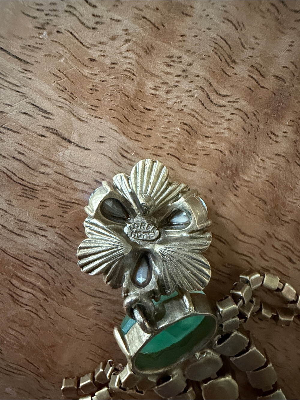 Loren Hope Marcella Statement Yellow & Aqua Crystal Dangle Earrings - Picture 4 of 4